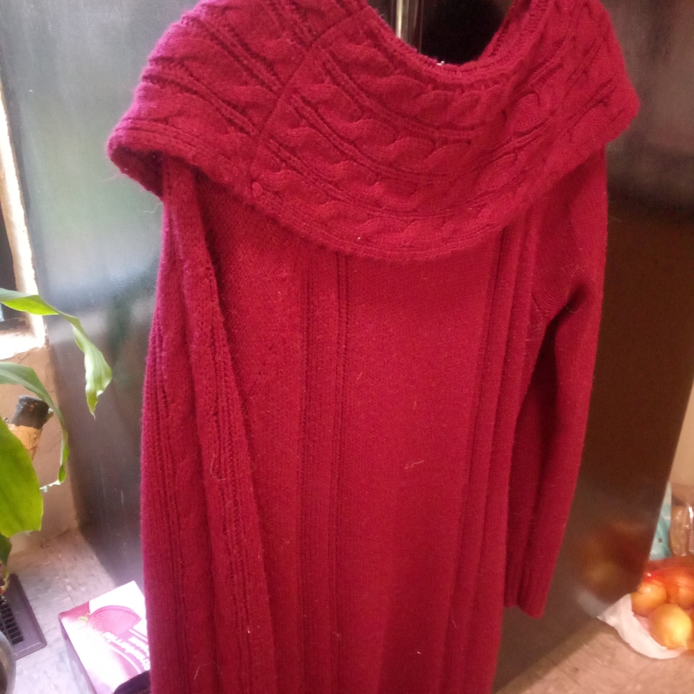Women's large red sweater